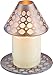 Pavilion - Bronze And Purple Sponge Patterned Frosted Glass Jar Candle Shade