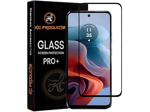 Image of Tempered Glass Screen Protector Compatible For MOTO G23 / Motorola G23 with Easy Self Installation Kit