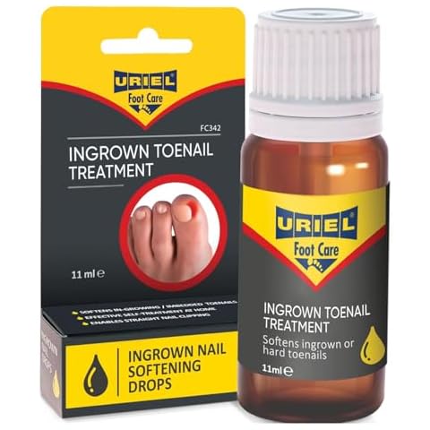 URIEL UPGRADED Ingrown Toenail Treatment, Ingrown Toenail Removal Kit, Ingrown Toenail Corrector, Ingrown Nail Kit Ingrown Toenail Tool 11 ml Cover