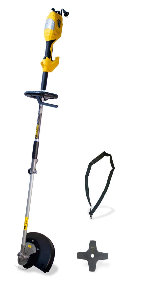 GARLAND BEST 100 DPE-V15 - Desbrozadora eléctrica 1000W 3 en 1, manillar Delta, disco 4 dientes y cabezal automático, compatible cortasetos y podadora