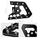NICECNC Black Foot Brake Pedal Lever Peg Pad Extender Compatible with Yamaha Raptor 700 2013-2026 2022 2021 2020 2019 2018, 700R 2016-2026 2021 2022 2023, 700R SE 2013-2016 2018-2026 2022 2023