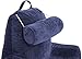Husband Pillow XXL - Reading Pillow Bed Chair with Arms & Back Support - Dark Blue - Back Pillow for Beds Sitting Up - Bed Rest Arm Pillow - Comfy Reading Pillow for Adults