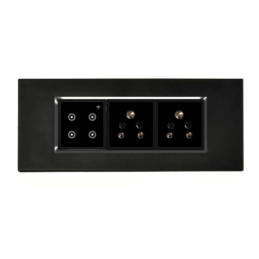 See full amazon price history chart for L&G 6 Modular Smart Switch Board | 2 Smart Switch Control, 2 Socket | Compatible with Alexa, OK Google & SIRI Shortcut) (Size: 6M- 220 x 90 x 45 mm) (Black) L&G 6 Modular Smart Switch Board | 2 Smart Switch Control, 2 Socket | Compatible with Alexa, OK Google & SIRI Shortcut) (Size: 6M- 220 x 90 x 45 mm) (Black) (B09W29R9NQ) Amazon Price History, Amazon Price Tracker