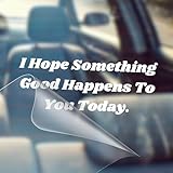 I Hope Something Good Happens to You Today - Motivational Car Vinyl Decal Bumper Sticker for Car, Wall, Window, Vehicle, Weather Resistant, Inspirational, Good Energy, Manifestation