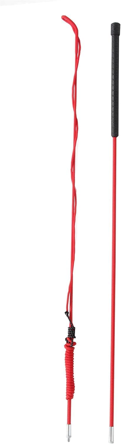 Horse Lunge Whip Training Stick and Whip 5.9 Feet Long Whip+6.3 Feet Drop for Dogs Horses(Can Detachable into Two Sections)