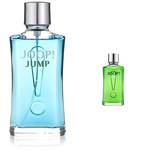 JOOP! Jump Eau de Toilette for him, frisch-aromatischer Herrenduft, 100ml & Go! Eau de Toilette for him, holzig-fruchtiger Herrenduft, ein Energiekick in Form eines EdT-Sprays, 100 ml (1er Pack)