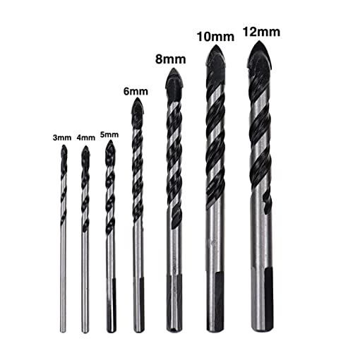 Ensemble perçage alliage de haute résistance avec foret carbure multifonction triangle Gralara - 6