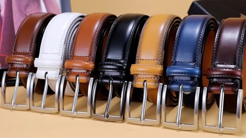 Plus Size Men Belts Leather Large Buckle Automatic Buckle4