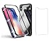 Produktbild BETTERSHOP Cover Handyhulle Magnetic Case schwarz schwarz INKLUSIVE Tempered Glass Front für I Phone X-XS, [QI-Certified UNTERSTÜTZT DRAHTLOSER Aufladen]
