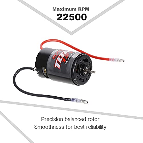Sunydog Rc Motor,550 12T Brushed Motor Replacement For 1/10 Remote Control Off-Road Car Hsp Hpi Wltoys Kyosho Trx thumb #4