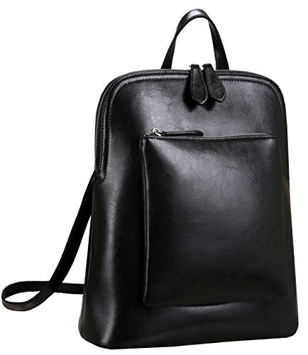 Heshe Women's Vintage Leather Backpack