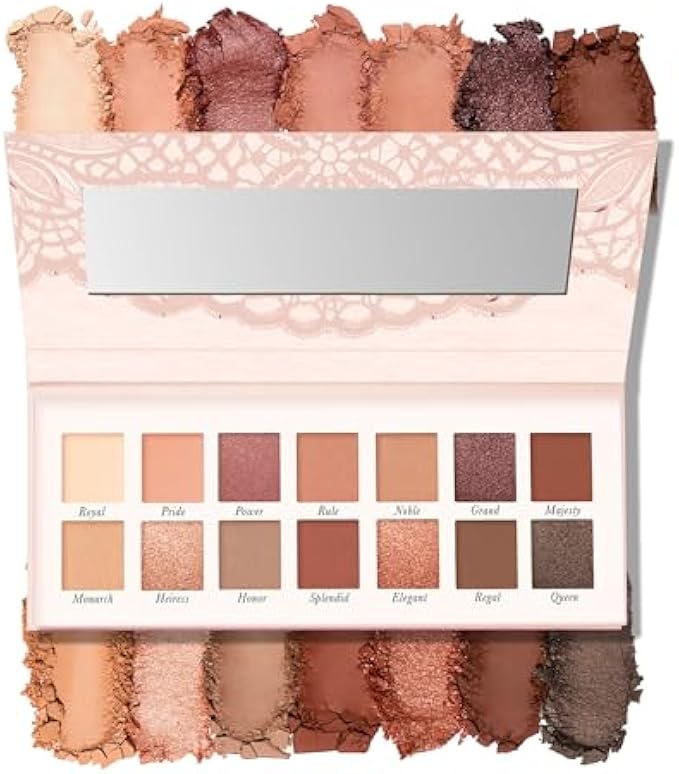 LAURA GELLER NEW YORK Seasonless Staples Reigning Rose 14 Pressed Multi-Finish Shimmer and Matte Eyeshadow Palette