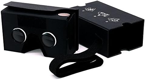 Virtual Real Store Google Cardboard 3D Virtual Reality Headset Glasses,DIY Cardboard VR(Black)