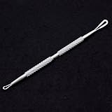 1pc Silver Stainless Steel Blackhead Remover Tool,Pimple Extractor Popper Tool Acne Comedone Blackhead, Blemish, Whitehead Popping, Zit Removing for Nose Face,Skin Care Tools