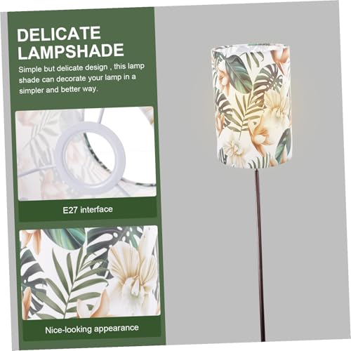 Pantalla cilíndrica de tela E27 para iluminar tu salón con un estilo moderno y acogedor 3