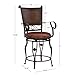 Powell Company Big & Tall Copper Stamped Back Arms by Powell Big and Tall Counter Stool, 24