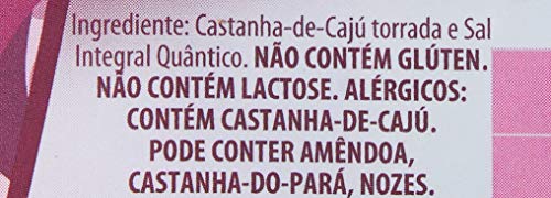 Castanha de Cajú Torrada e Salgada Leve Crock 200g