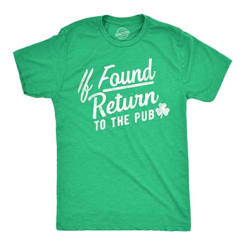 T-shirt amusant Saint Patrick pour homme coton anti-transpirant