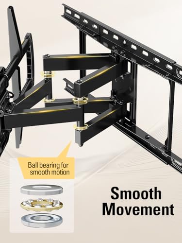 Image of Mounting Dream TV Wall Mount for Most 42-84 Inch TVs, Full Motion Wall Mount Bracket with Articulating Arms , Max VESA 600x400mm , Up to 100LBS , Fits 16 inch , 18 inch , 24 inch Studs