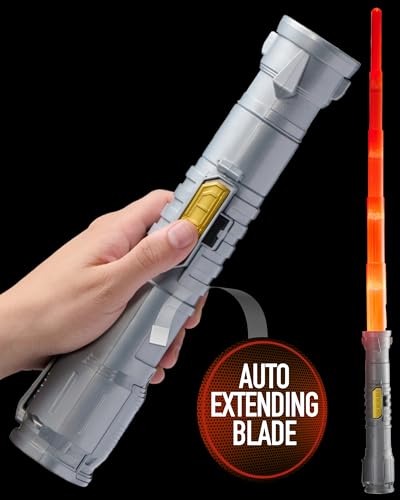 power saber energy blade red  first ever automatic saber  auto extending amp retracting saber  extends 3534 90cm  motion based sfx  ages 6  by goliath
