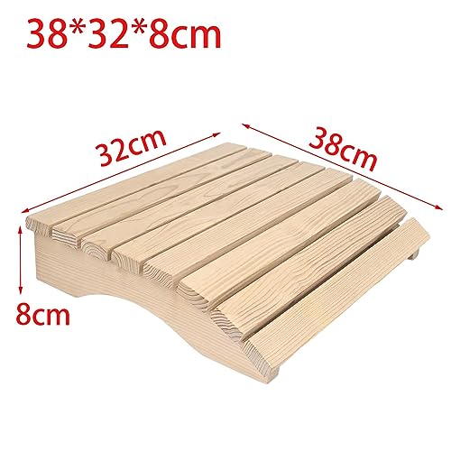 Accessoires de sauna avec appui-tête en bois ergonomique