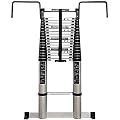 CORCI Telesladders,Ladders 5-7M Multi Purpose Aluminumcopiladders with Hooks Heavy Duty Extension Ladder for DIY Enginee330Lbs Capacity/a/7M/23Ft