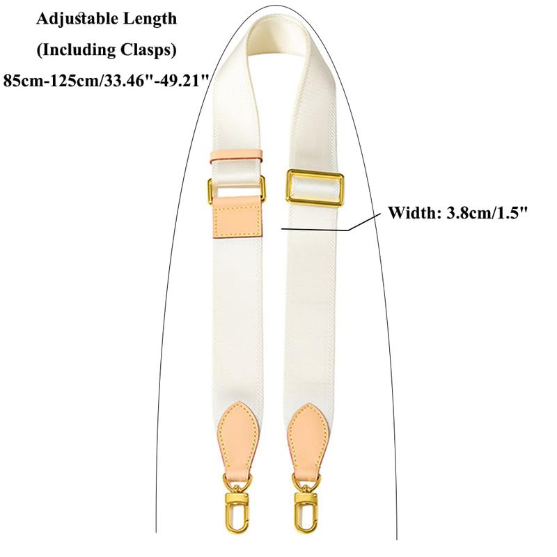 Sangle bandoulière de remplacement chic avec fermoir en or finition luxe - 2