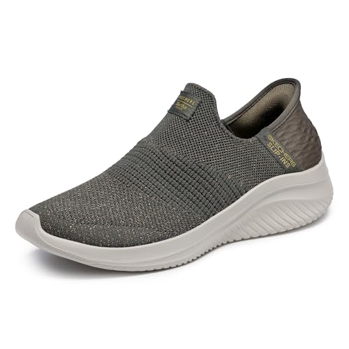 Skechers Women's Martha Stewart Ultra Flex 3.0-Neptune Sneaker, Olive, 10