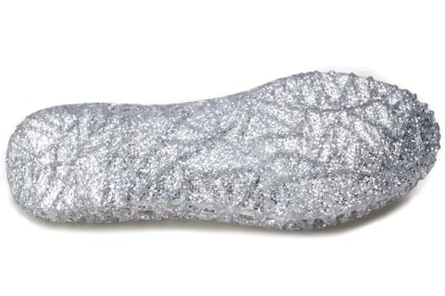 Women's Jelly Sandals Ballet Shoes Slip On Flats Hollow Out Loafers3