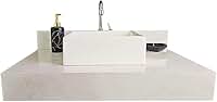 Bancada 100% Porcelanato 60x45 Para Banheiro Lavabo Moderna Elegante (Bege)