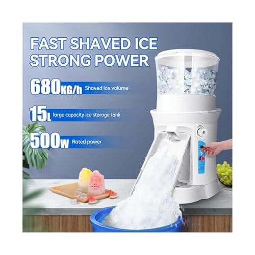 Máquina para hacer hielo trituradora ajustable portátil miniatura 4