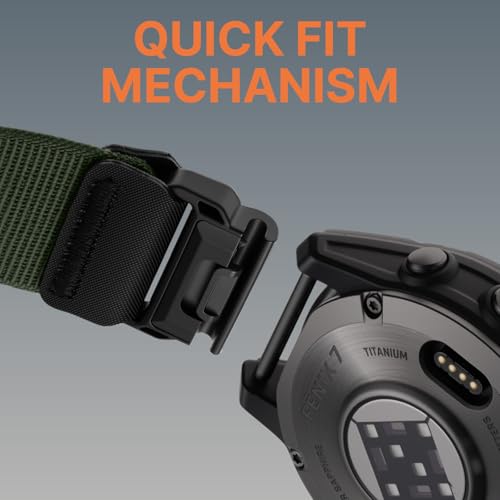 Bandletic correa de 22mm compatible con Garmin Fenix 8 miniatura 3