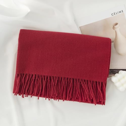 Women’s Large Thick Scarf Pashmina Shawls Cashmere Feel Wraps Winter Warm Wrap Scarf for Women Men2