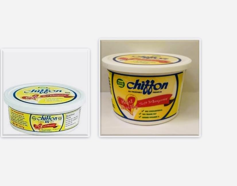 Chiffon All Vegetable Premium Soft Margarine Butter from Jamaica (454g)