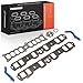 A-Premium Lower Engine Intake Manifold Gasket Set Compatible with Ford Mustang, LTD Crown Victoria & Lincoln Continental, Mark VII, Town Car & Mercury Capri, Colony Park, Cougar, Grand Marquis, 5.0L