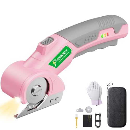 Powpact® High Speed Cardboard Cutter, Cordless Electric Scissors for Cardboard
