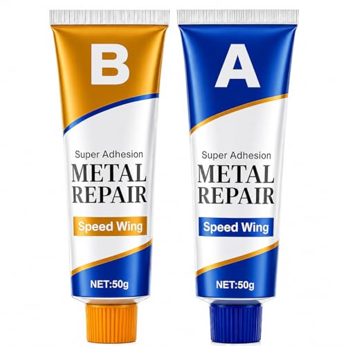 Image of Metal Repair Epoxy Glue (100g) | Strong AB Adhesive for Metal, Pipe, Tank & Crack Repair | Waterproof, Heat Resistant Cold Weld | DIY Heavy Duty Fix