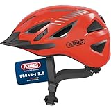 ABUS Casco Urbano Urban-I 3.0 - Casco para Bicicleta con luz Trasera, Visera y Cierre magnético - para Hombre y Mujer