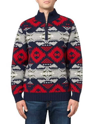 Pendleton Men's Nehalem 1/4 Zip Wool Sweater