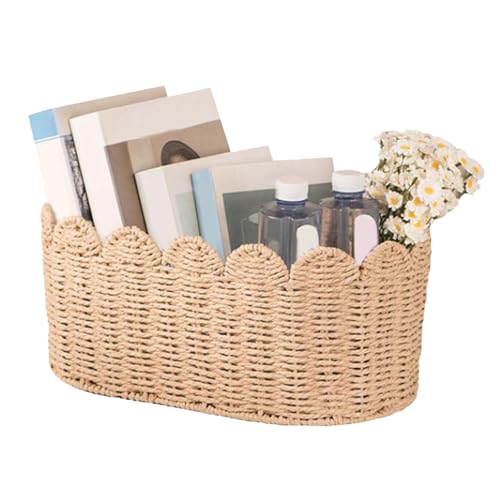 Cestas de almacenamiento de mimbre tejido - Cesta de cuerda para almacenamiento de toallas | Cesta de manta para salón, cestas de zapatos, cajas de almacenamiento para bebés