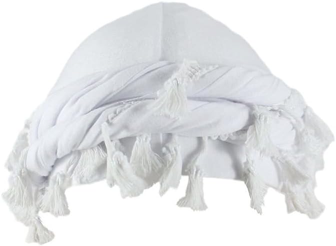 Gturytr Turbante para hombre, turbante vintage con forro de satén Durag, turbante de halo para mujer, turbante modal y satén