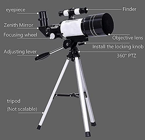 Telescopio astronómico refractor 70mm con trípode y accesorios miniatura 2