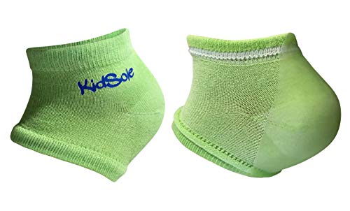 Image of Gel Heel Strap for Kids with Heel Sensitivity from Severs Disease, Plantar Fasciitis. (Green)