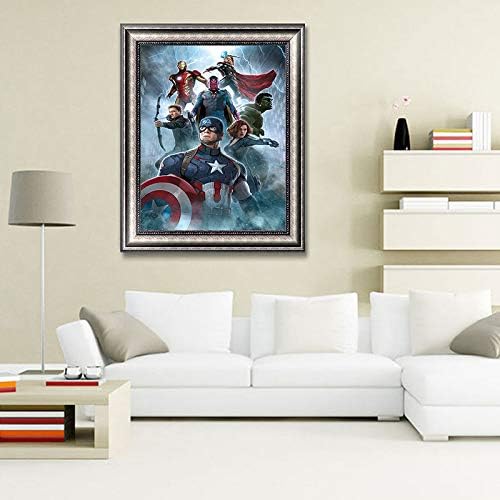 Prosperveil, kit per pittura a mosaico 5D, fai da te con strass, ricamo a punto croce, tela da parete per soggiorno, camera da letto, decorazione per la casa (casa dolce casa