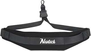 Neotech Saxophone Neck Strap Soft Sax Padded with Loop for Alto Tenor Baritone Soprano – Made in USA