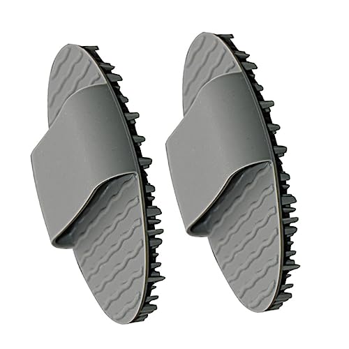 Alipis 2pcs Ergonomic Handle Tile Cleaning Brush Grout Brush for Pot Kitchen Cleaning Tools