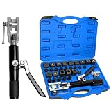 Hydraulic Brake Line Flaring Tool, 45° Double & Bubble Flare Tool Kit