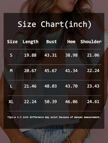 Image of ATHMILE Womens Cap Sleeve Tops Color Block Crop Sweater Going Out Crew Neck Knit Shirts Business Casual Outfits