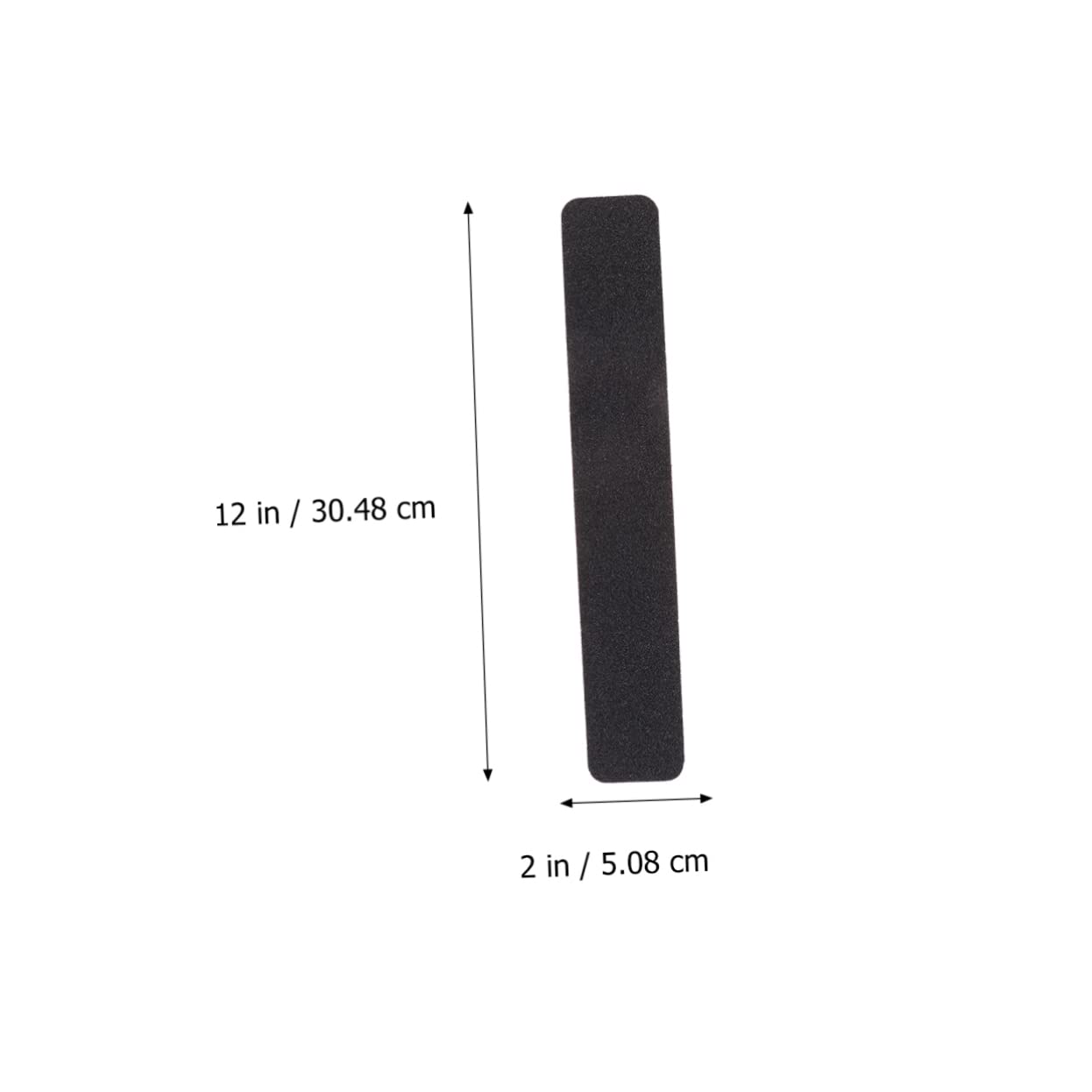 VALICLUD 10Pcs Black Frosted Slip Grip Tape for Outdoor Indoor Use Heavy Duty Adhesive Friction Tape for Stairs Ramps Floors and Walkways Easy to Apply and