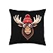 Canadian Flag Moose Sunglasses Funny Maple Leaf Canada Pride Throw Pillow